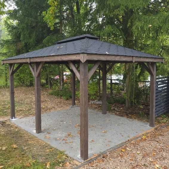 Altana ogrodowa MALTA 3x4 wiata altanka pergola słupy 12x12