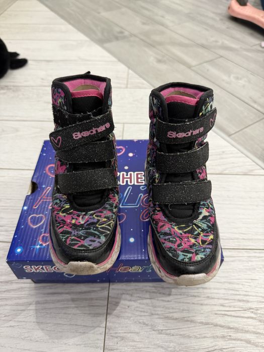 Sketchers чоботи дитячі 28,5 розмір 18 см