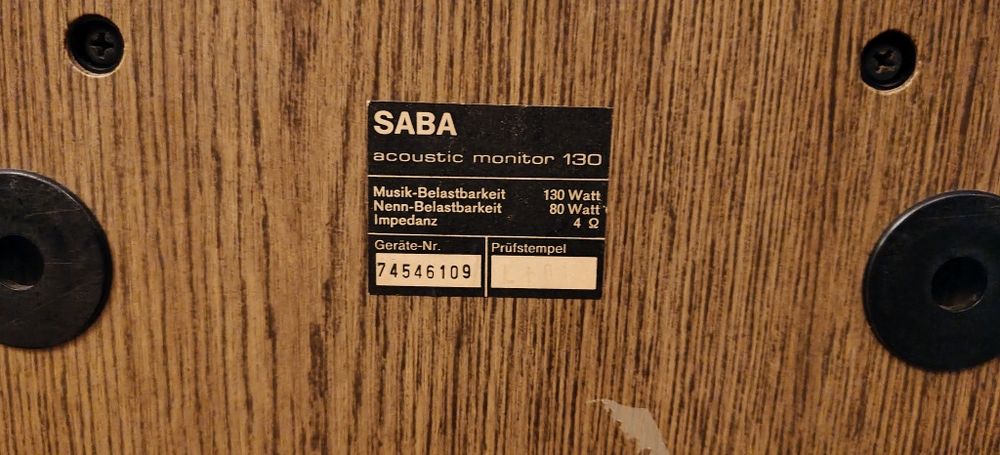 Audiofilskie kolumny SABA Acoustic monitor 130.
