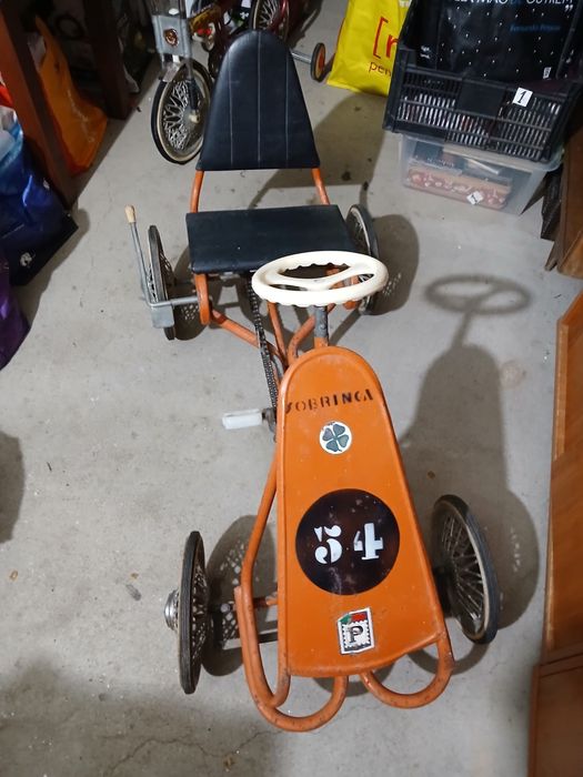 Carrinho vintage classico karting