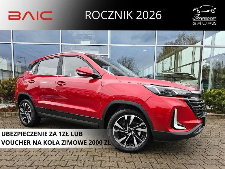 BAIC 3 Kamera Cofania / Półskóra / Czujniki Tył / Szyberdach / Full Led