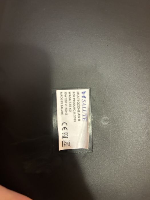 Ozonator SALUTE Multi Ozone Air II 2023 – Żywność, Woda, Powietrze