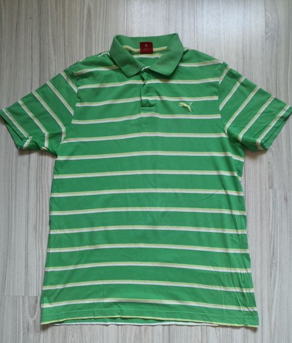 Zielona koszulka polo PUMA rozmiar L
