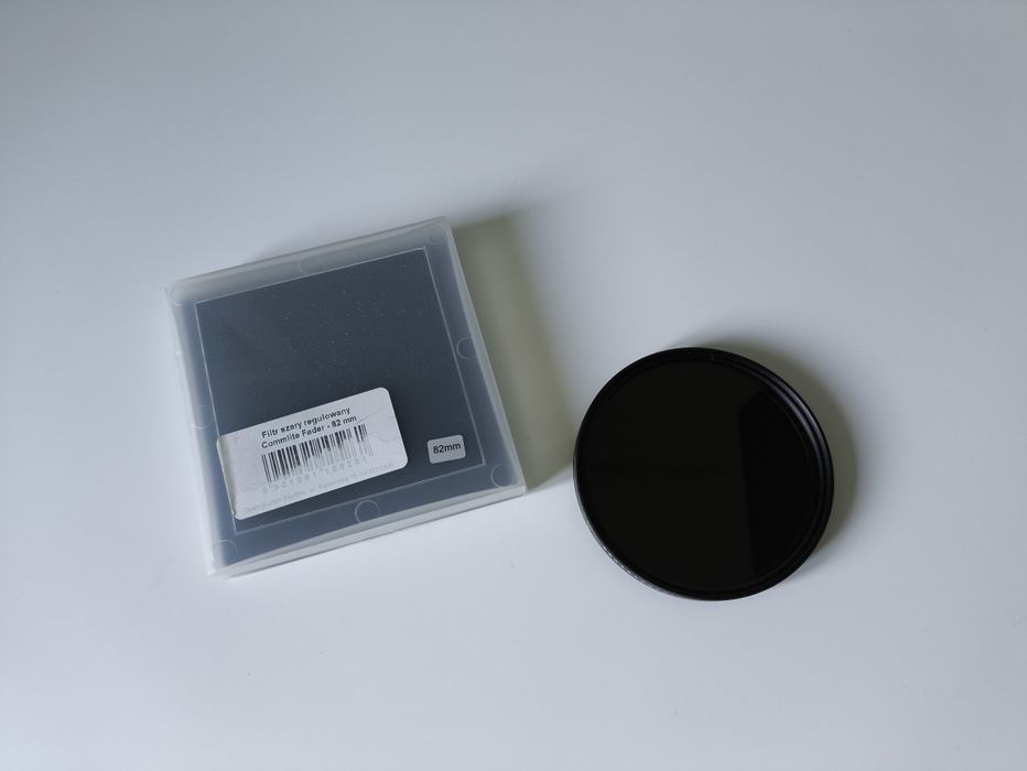 Filtr Commlite 82mm ND2-400 | Filtr szary regulowany Fader ND Variable