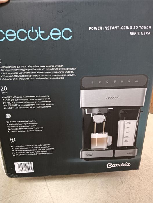 Maquina café cecotec instante ccino 20 na garantia