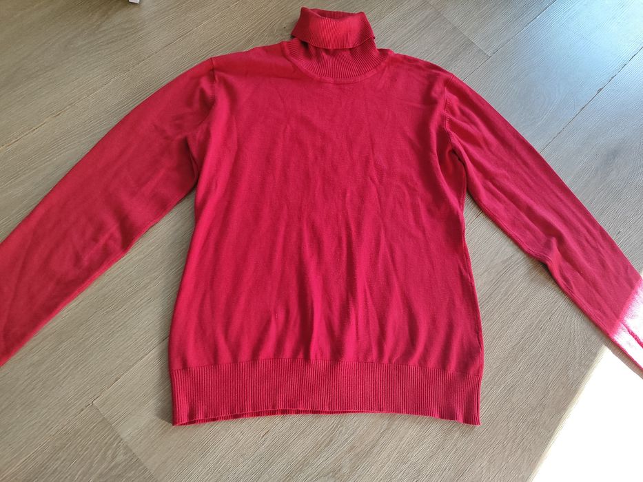 Golf damski czerwony, rozm.L