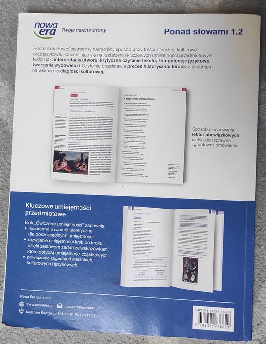 Podręcznik Ponad Słowami 1 do języka polskiego