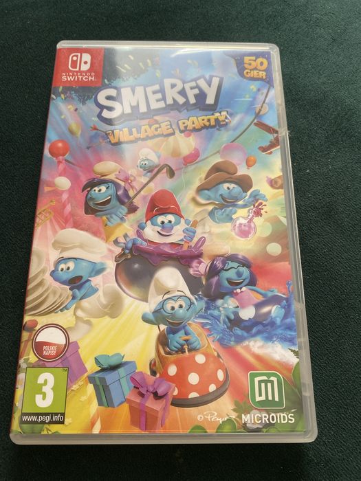 Smerfy village party nintendo gra