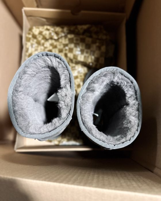 Уггі Ugg Australia замшеві хутряні оригінальні сірі високі класичні, розмір 38
