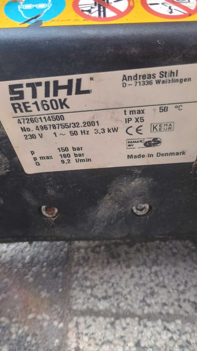 Myjka ciśnieniowa STIHL RE 160 K  Gwarancja