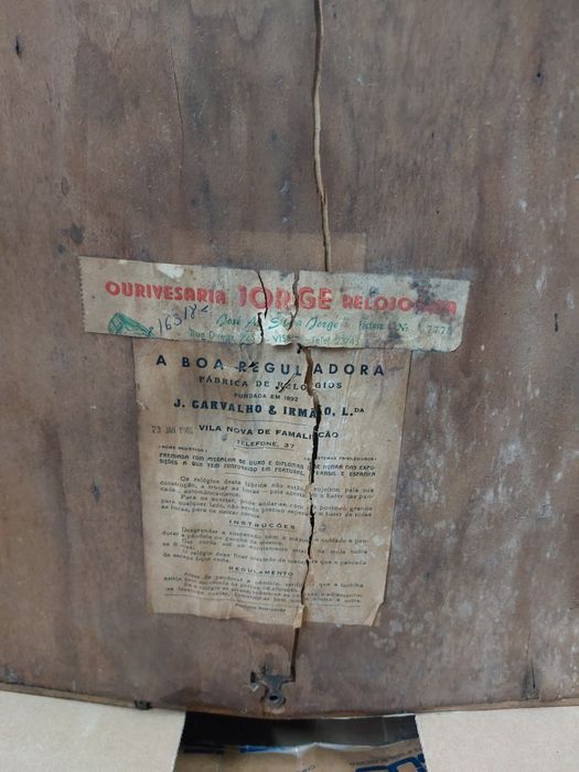 Relógio Antigo - Boa Reguladora - 1948