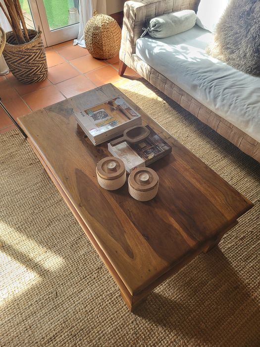 mesa, centro, apoio, ferro forjado, indiano, rustico