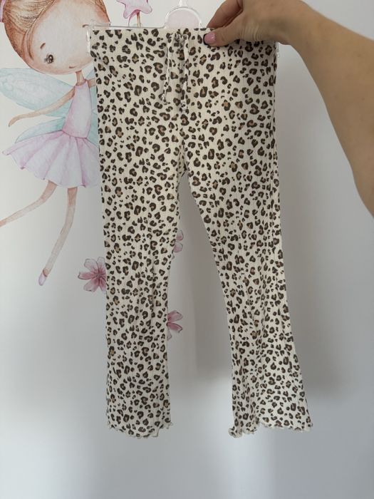 Legginsy dzwony flare zara 110/116