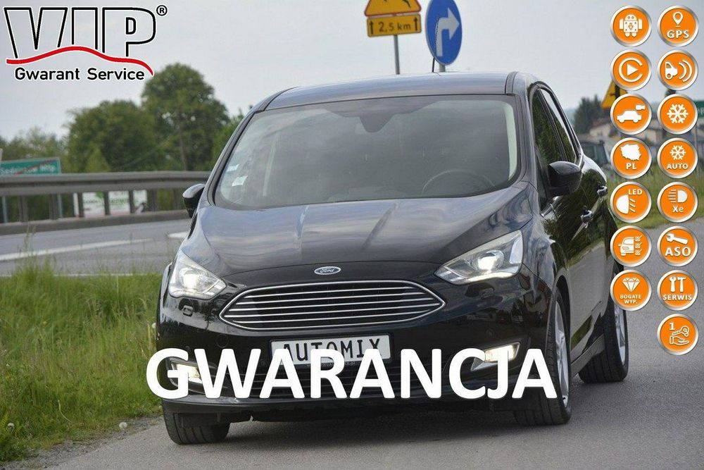 Ford C-MAX 1.0EcoBoost doinwestowany full led nawi kamera gwarancja przebiegu