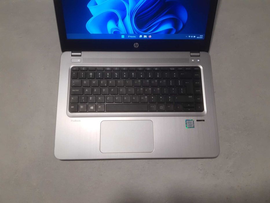 Laptop HP ProBook - Intel i5-7gen, 8GB, dysk SSD, Windows 11