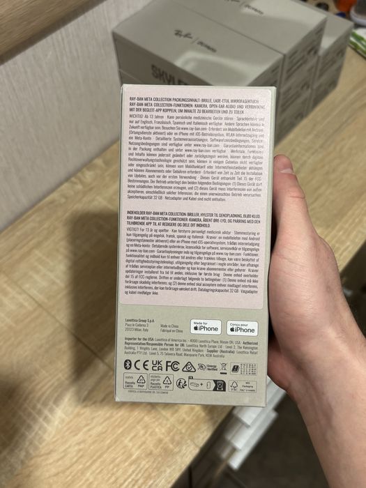 Ray Ban Meta Wayfarer gen-1 RW4006