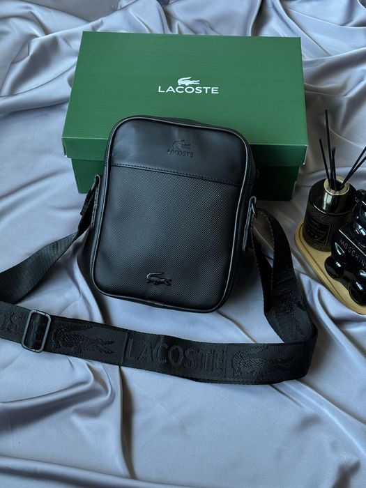 Мужская сумка Lacoste чоловіча сумка барсетка клатч месенджер через