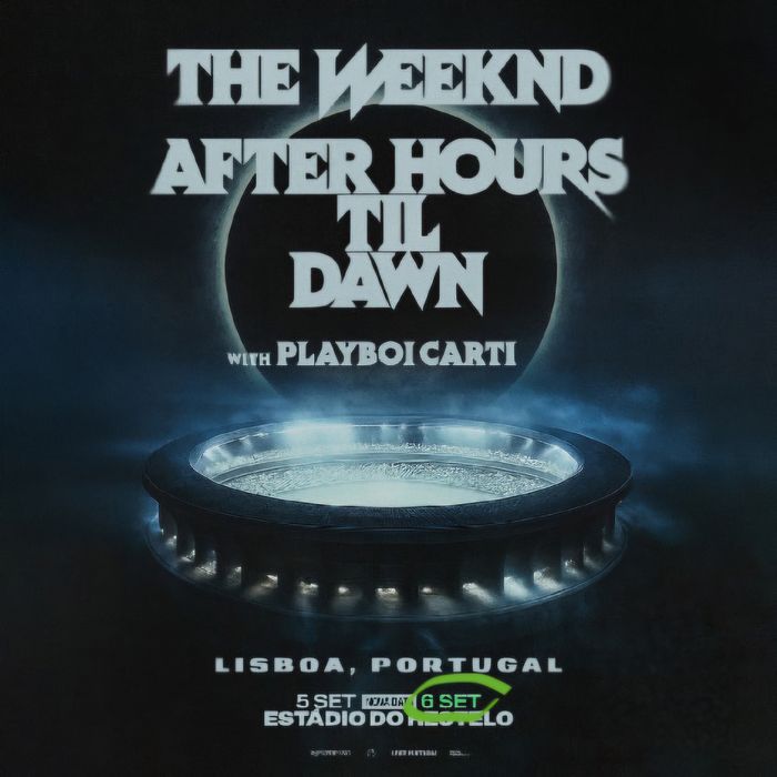 Bilhete The Weeknd Lisboa 06/09 – Bancada Norte Superior Setor 14
