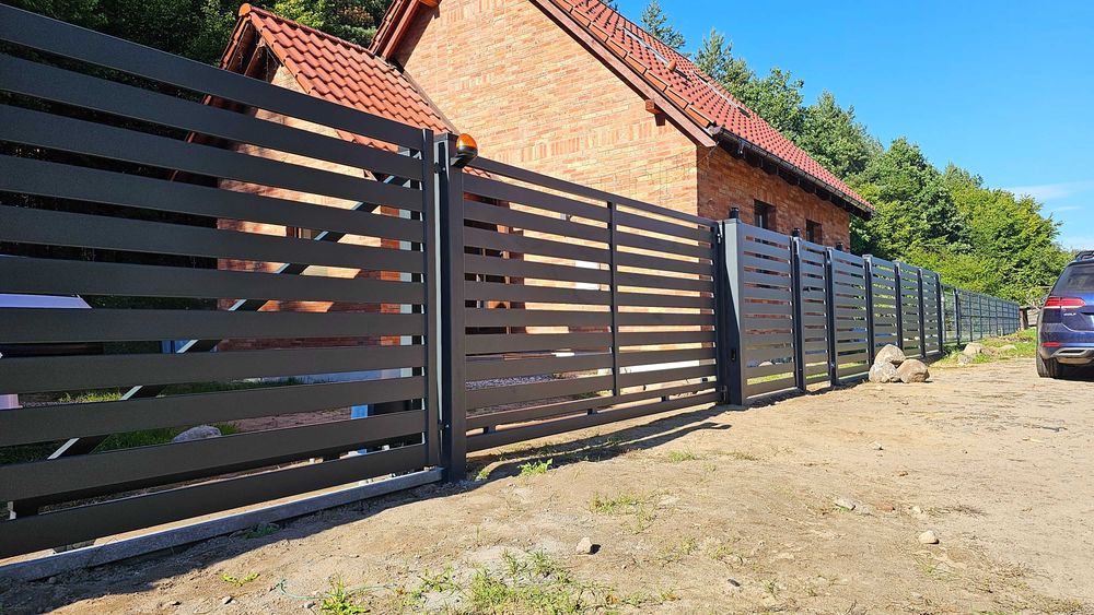 Ogrodzenia palisadowe, bramy, furtki- PRODUCENT- montaż