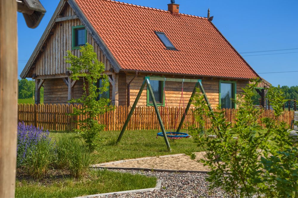 Dom Domek na Mazurach z jacuzzi, balią sauna, nad jeziorem