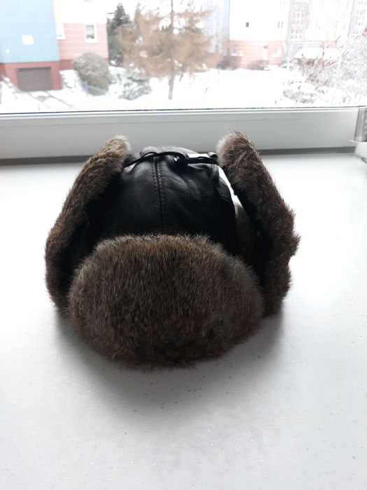 czapka zimowa Oscar Wigens swedish desing rozm.59,Skóra
