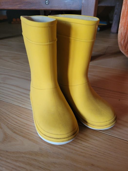 Kalosze dziecięce żółte 22 14,5cm kaloszki