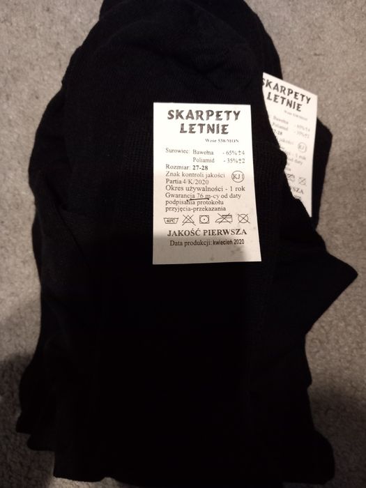 Skarpety letnie 5 szt. Wzór 538 nowe. Rozmiar 27-28
