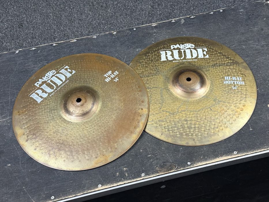 ++ PAISTE RUDE HI-HAT 14 - Talerze takerz hihat PERKUSJA ++