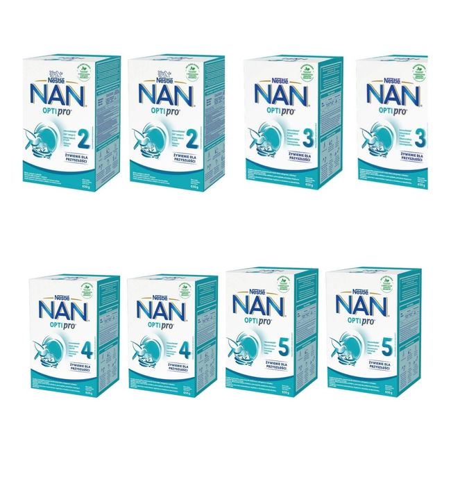 Суха молочна суміш НАН NAN 2-3- 4-5 Нестле