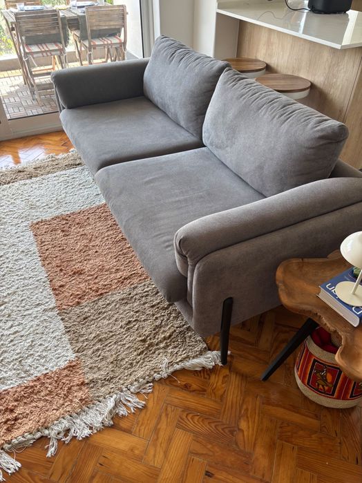 Sofá Malmo Cinza Escuro | HOMA