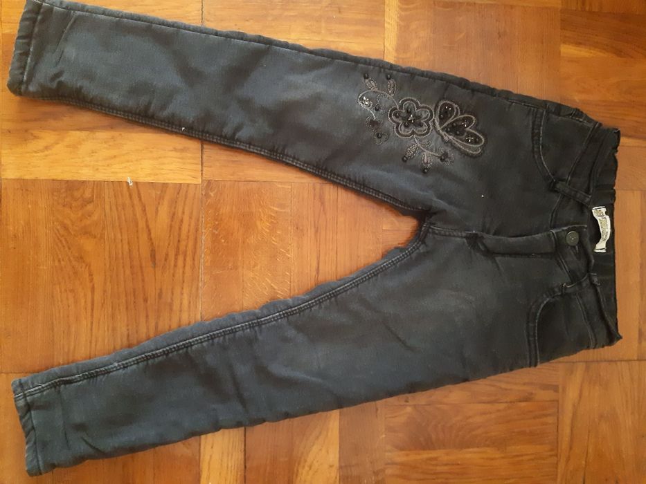 Тёплые джинсы для девочки