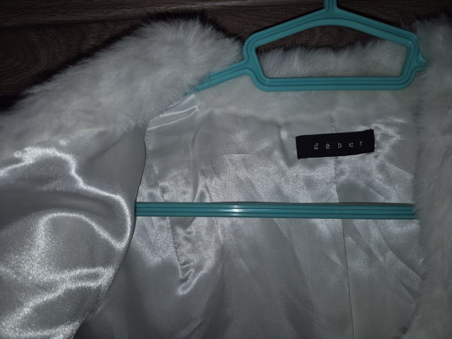 М-L білосніжне Нове Болеро весільне шубка весільна