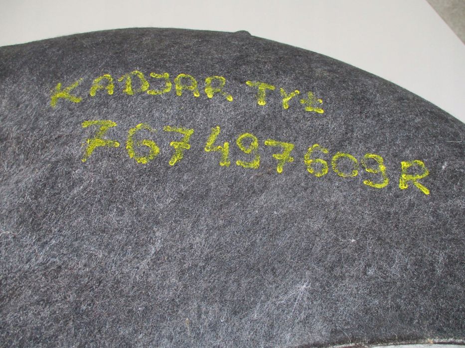 Nadkole tylne RENAULT KADJAR 767485750R PRAWE