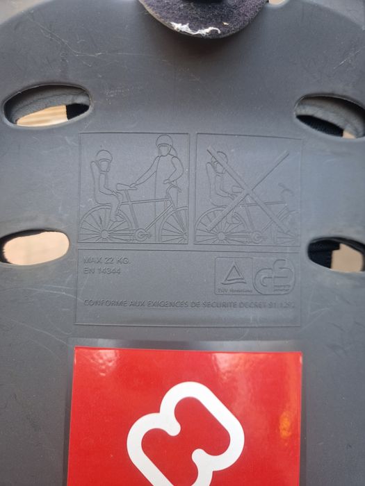 Fotelik rowerowy tylny Hamax siesta