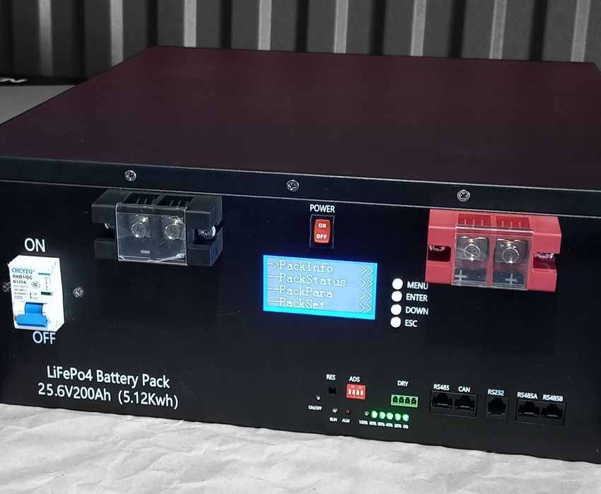 Акумулятор LiFePo4 25,6V/200Ah (5,12Kwh)