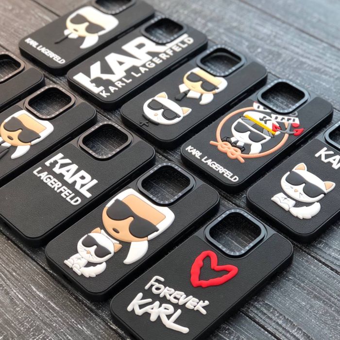 Чохол на iPhone Айфон чехол casetify Karl lagerfeld карт лагерфельд