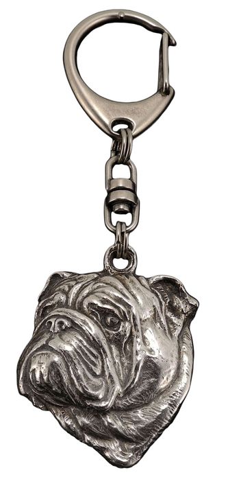 Buldog angielski brelok posrebrzany Art-Dog