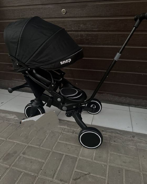 Велосипед коляска велобіг 3 в 1 Батьківська ручка Складається беговел