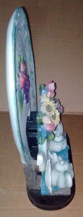 Relogio de sala em cerâmica (antigo)