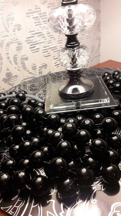 Czarny łańcuch choinka Glamour Industrialny Loft Nowoczesny Nowy