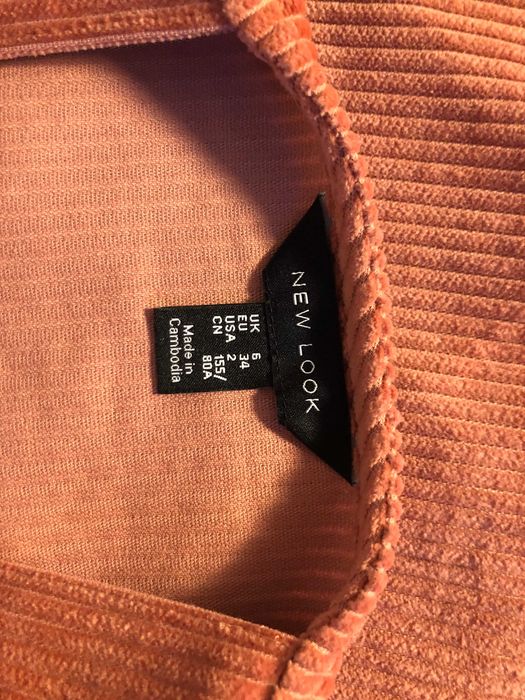 Sukienka sztrukowa NEW LOOK, rozmiar XS, stan idealny