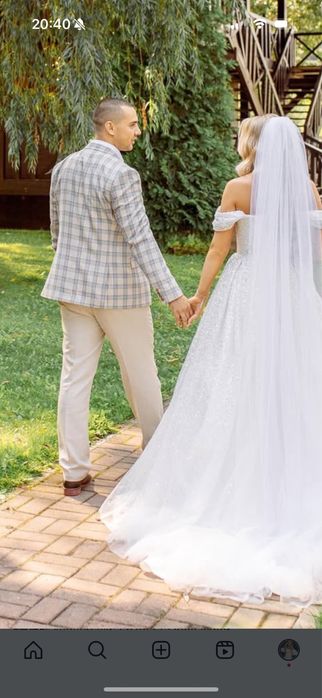 Чоловічий костюм. Трійка. Весільний костюм