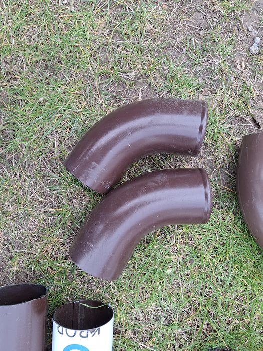 Rury spustowe brązowe Ral 8018