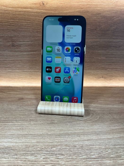 iPhone 15 Pro Max 256 White !! АКБ: 88% !! №: 8869 !! СТАН ГАРНИЙ !!! З США !! Айфон купити оригінал !!