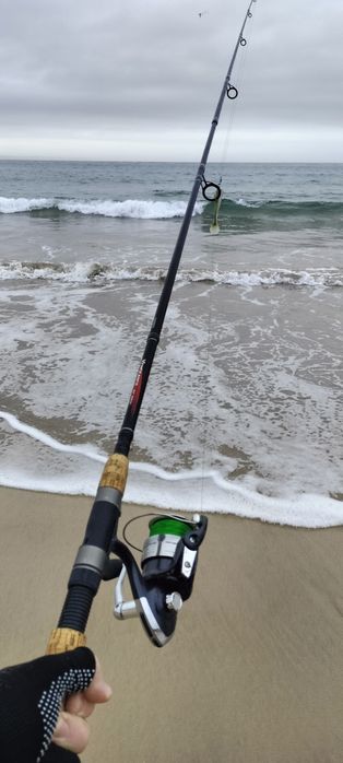 Cana spinning Shimano com carreto