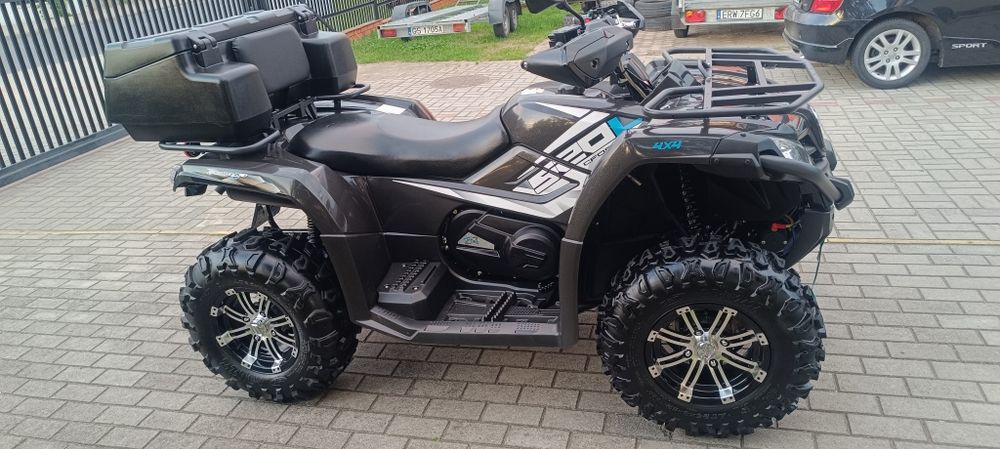 CF MOTO 520 cc 4x4 jak Nowy. 2021 Rok.Tylko 105MTG. Rejestracja 2 Osoby, Salon Polska, Pierwszy Właścicel,Serwisowany, qj kymco goes loncin linhai tgb