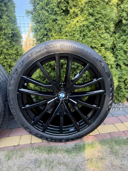 Диски з колесами BMW 742 стиль R22 / Діски з гумою БМВ X5 Різноширокі / Оригінал / Ідеальний стан / 315/30 R22 / 275/35/R22