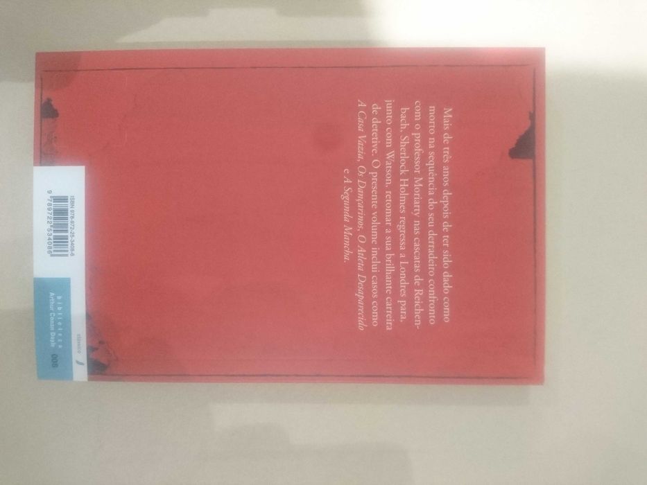 Livro - O Regresso de Sherlock Holmes - Arthur Conan Doyle - NOVO