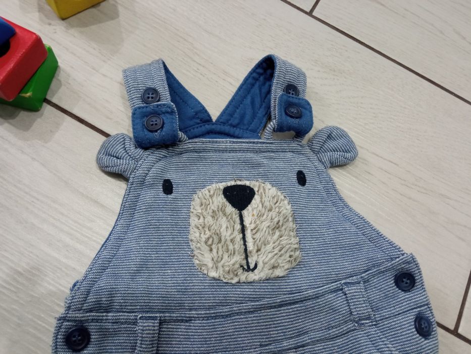 Ubranka rozm 56 ogrodniczki wełniane spodenki