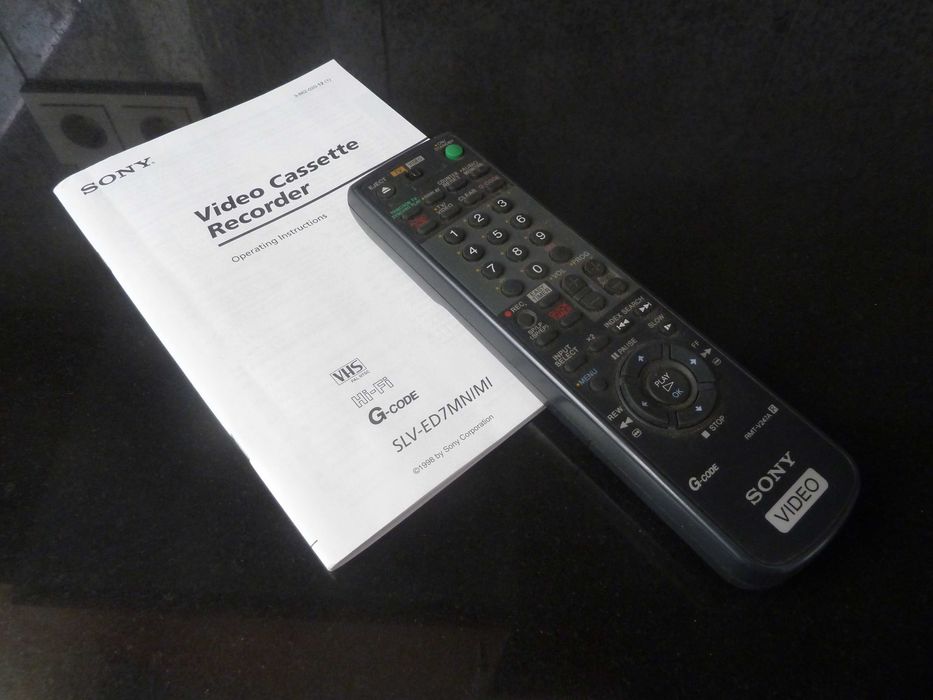 Videogravador Sony SLV-ED7 (Multi System)64584886732161122